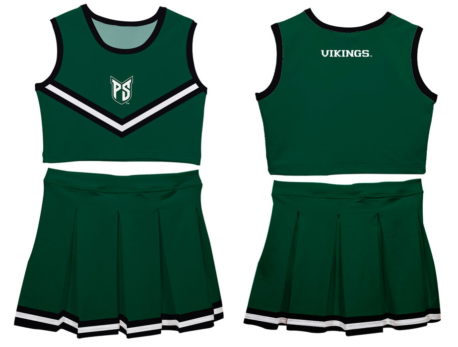 Portland State Vikings Vive La Fete Game Day Green Sleeveless Cheerleader Set - Vive La Fête - Online Apparel Store