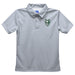 Portland State Vikings Embroidered Gray Short Sleeve Polo Box Shirt