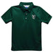 Portland State Vikings Embroidered Hunter Green Short Sleeve Polo Box Shirt