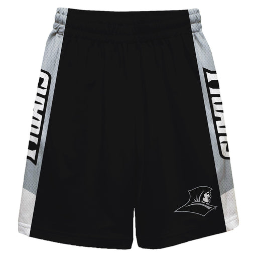 Providence Friars Vive La Fete Game Day Black Stripes Boys Solid Gray Athletic Mesh Short