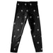 Providence Friars Vive La Fete Girls Game Day All Over Logo Elastic Waist Classic Play Black Leggings Tights
