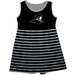 Providence Friars Vive La Fete Girls Game Day Sleeveless Tank Dress Solid Black Logo Stripes on Skirt
