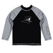 Providence Friars Vive La Fete Logo Black Gray Long Sleeve Raglan Rashguard