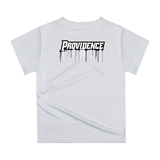 Providence Friars Original Dripping Basketball Heather Gray T-Shirt by Vive La Fete - Vive La Fête - Online Apparel Store