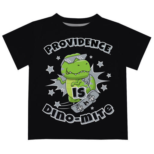 Providence Friars Vive La Fete Dino-Mite Boys Game Day Black Short Sleeve Tee