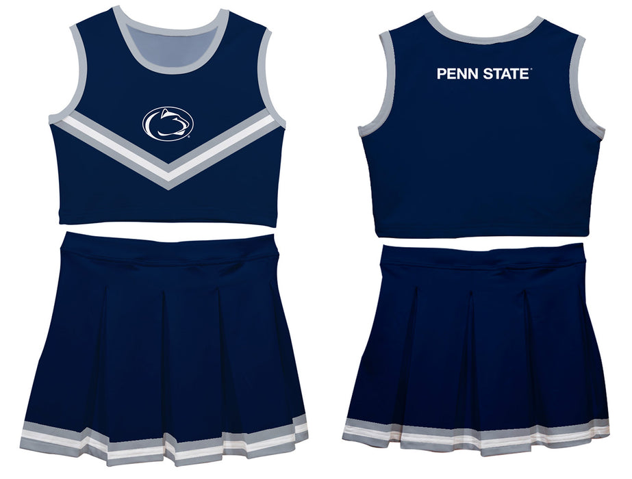 Penn State Nittany Lions Vive La Fete Game Day Navy Sleeveless Chearleader Set - Vive La Fête - Online Apparel Store
