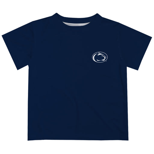 Penn State Nittany Lions Hand Sketched Vive La Fete Impressions Artwork Boys Navy Short Sleeve Tee Shirt
