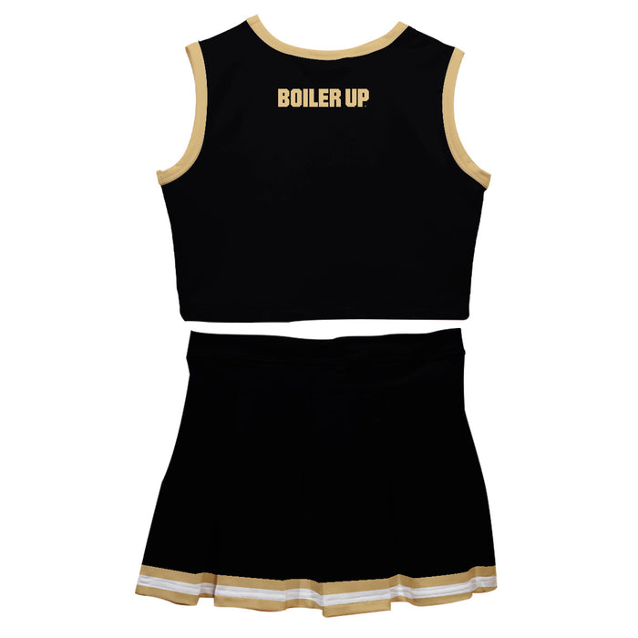 Purdue University Boilermakers Vive La Fete Game Day Black Sleeveless Chearleader Set - Vive La Fête - Online Apparel Store