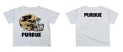 Purdue University Boilermakers Original Dripping Football Helmet T-Shirt by Vive La Fete - Vive La Fête - Online Apparel Store