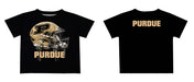 Purdue University Boilermakers Original Dripping Football Helmet T-Shirt by Vive La Fete - Vive La Fête - Online Apparel Store