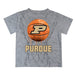 Purdue University Boilermakers Original Dripping Ball Gray T-Shirt by Vive La Fete