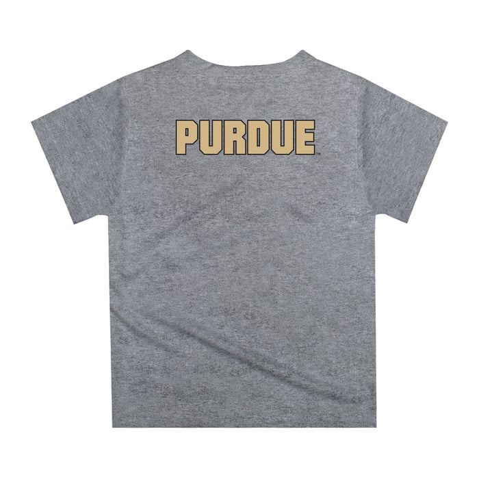 Purdue University Boilermakers Original Dripping Basketball Beige T-Shirt by Vive La Fete - Vive La Fête - Online Apparel Store
