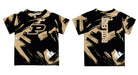 Purdue University Boilermakers Vive La Fete Boys Game Day Black Short Sleeve Tee Paint Brush - Vive La Fête - Online Apparel Store