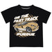 Purdue University Boilermakers Vive La Fete Fast Track Boys Game Day Black Short Sleeve Tee