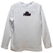 Prairie View AM University Panthers PVAMU Embroidered White Long Sleeve Boys Tee Shirt