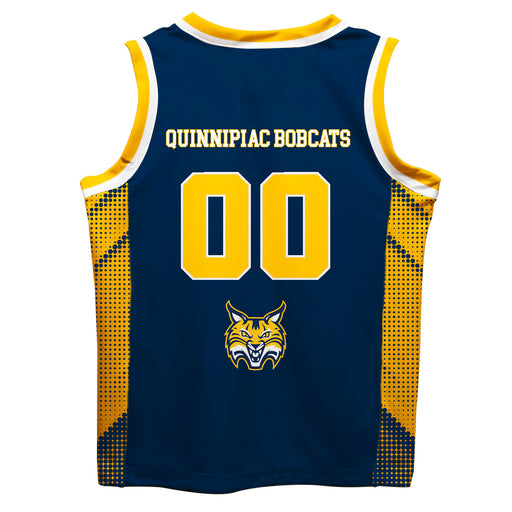 Quinnipiac University Bobcats Vive La Fete Game Day Navy Boys Fashion Basketball Top - Vive La Fête - Online Apparel Store