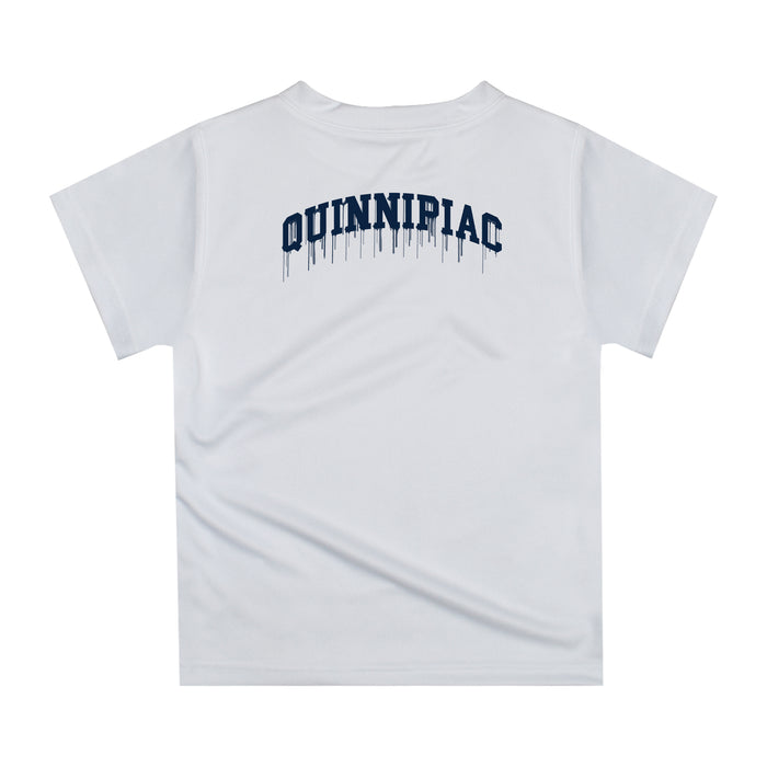 Quinnipiac Bobcats Original Dripping Hockey Gold T-Shirt by Vive La Fete - Vive La Fête - Online Apparel Store