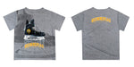 Quinnipiac Bobcats Original Dripping Hockey Gold T-Shirt by Vive La Fete - Vive La Fête - Online Apparel Store