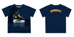 Quinnipiac Bobcats Original Dripping Hockey Gold T-Shirt by Vive La Fete - Vive La Fête - Online Apparel Store