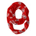 Radford Highlanders Vive La Fete Repeat Logo Game Day Collegiate Women Light Weight Ultra Soft Infinity Scarf