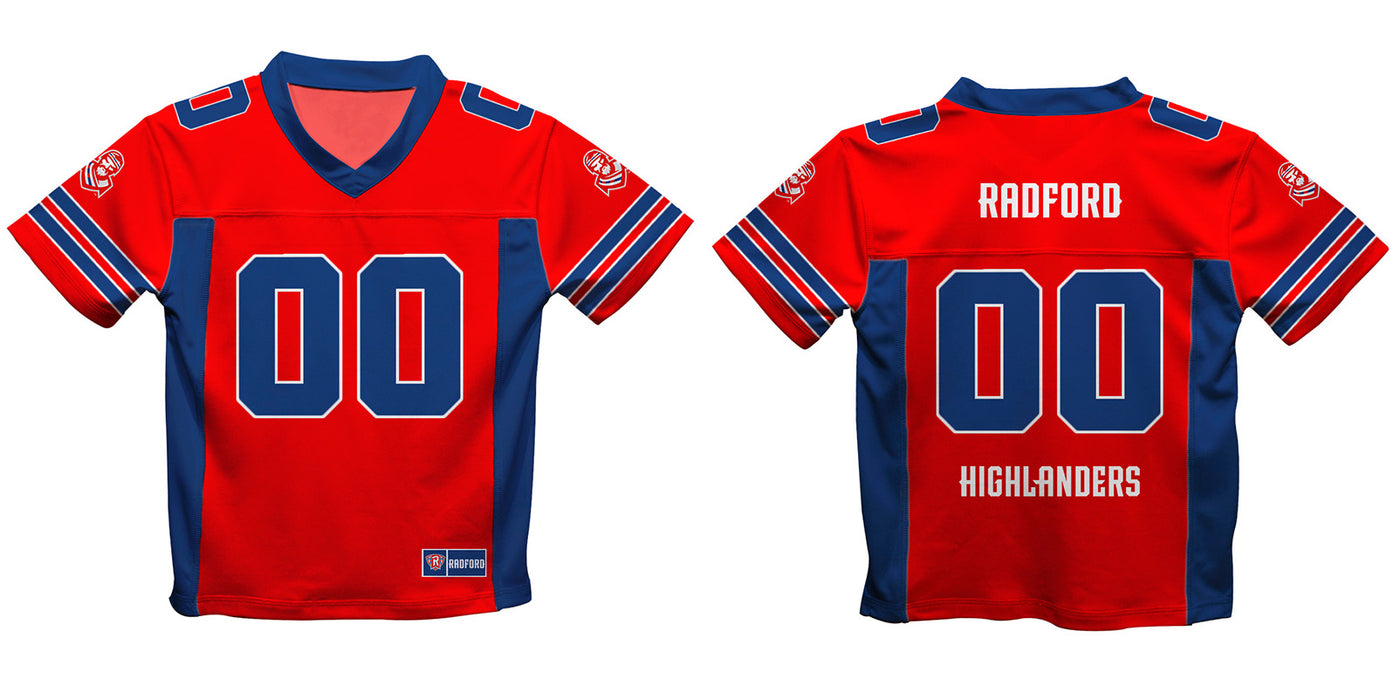 Radford University Highlanders Vive La Fete Game Day Red Boys Fashion Football T-Shirt - Vive La Fête - Online Apparel Store