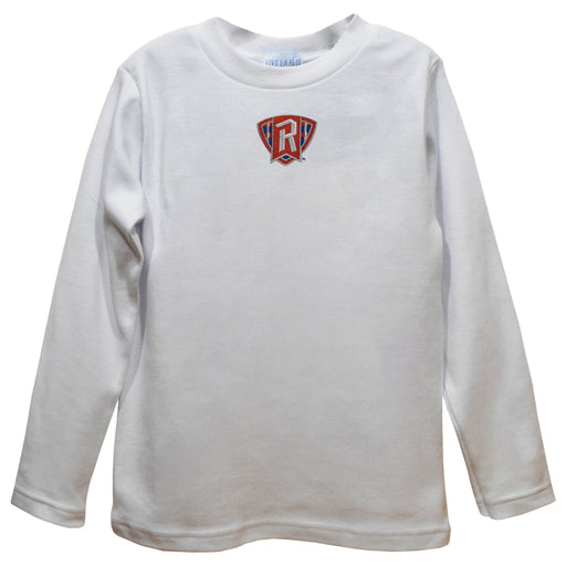 Radford University Highlanders Embroidered White Long Sleeve Boys Tee Shirt