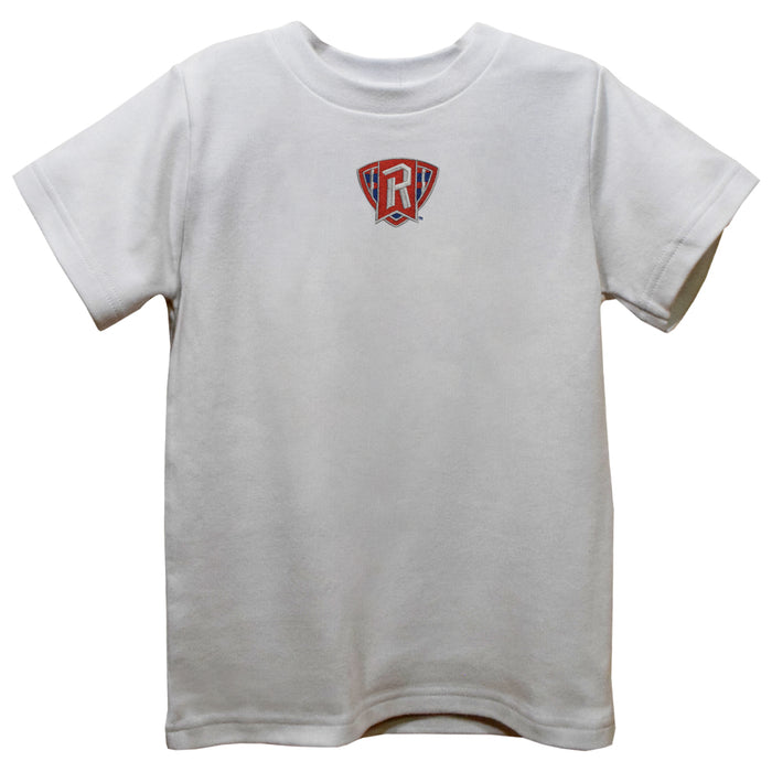 Radford University Highlanders Embroidered White Short Sleeve Boys Tee Shirt