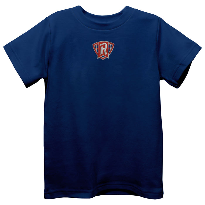Radford University Highlanders Embroidered Navy Short Sleeve Boys Tee Shirt