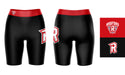 Radford Highlanders Vive La Fete Game Day Logo on Thigh & Waistband Black and Red Women Bike Short 9 Inseam - Vive La Fête - Online Apparel Store