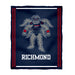 University of Richmond Spiders Vive La Fete Kids Game Day Blue Plush Soft Minky Blanket 36 x 48 Mascot