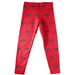 Richmond Spiders Vive La Fete Girls Game Day All Over Logo Elastic Waist Classic Play Red Leggings Tights