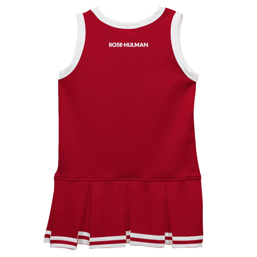 Rose Hulman Fightin' Engineers Vive La Fete Game Day Maroon Sleeveless Youth Cheerleader Dress - Vive La Fête - Online Apparel Store