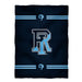 Rhode Island Rams Vive La Fete Game Day Soft Premium Fleece Navy Throw Blanket 40 x 58" Logo and Stripes" - Vive La Fête - Online Apparel Store