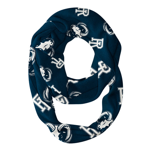 Rhode Island Rams Vive La Fete Repeat Logo Game Day Collegiate Women Light Weight Ultra Soft Infinity Scarf