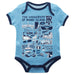 Rhode Island Rams Hand Sketched Vive La Fete Impressions Artwork Infant Light Blue Short Sleeve Onesie Bodysuit