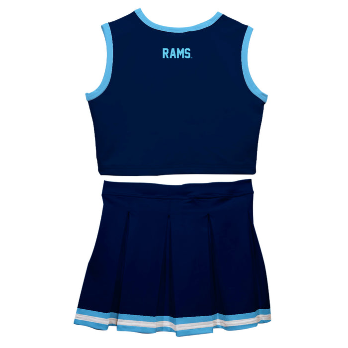 Rhode Island Rams Vive La Fete Game Day Navy Sleeveless Cheerleader Set - Vive La Fête - Online Apparel Store