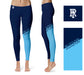 Rhode Island Rams Vive La Fete Game Day Collegiate Leg Color Block Women Navy Blue Yoga Leggings - Vive La Fête - Online Apparel Store