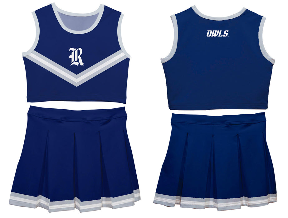 Rice Owls Vive La Fete Game Day Blue Sleeveless Cheerleader Set - Vive La Fête - Online Apparel Store