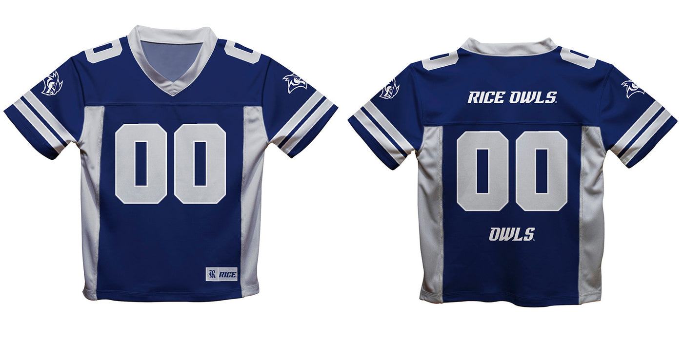 Rice University Owls Vive La Fete Game Day Blue Boys Fashion Football T-Shirt - Vive La Fête - Online Apparel Store