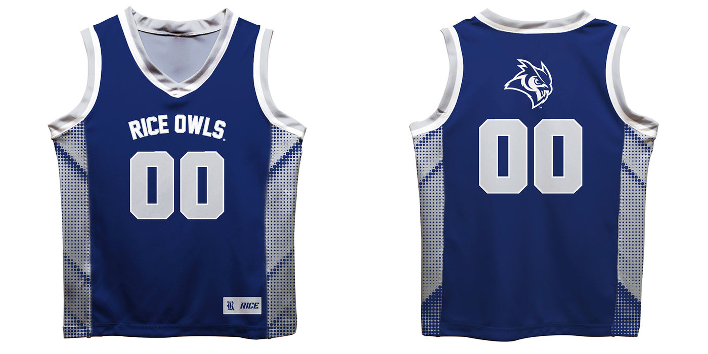 Rice University Owls Vive La Fete Game Day Blue Boys Fashion Basketball Top - Vive La Fête - Online Apparel Store