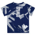 Rice University Owls Vive La Fete Boys Game Day Blue Short Sleeve Tee Paint Brush - Vive La Fête - Online Apparel Store