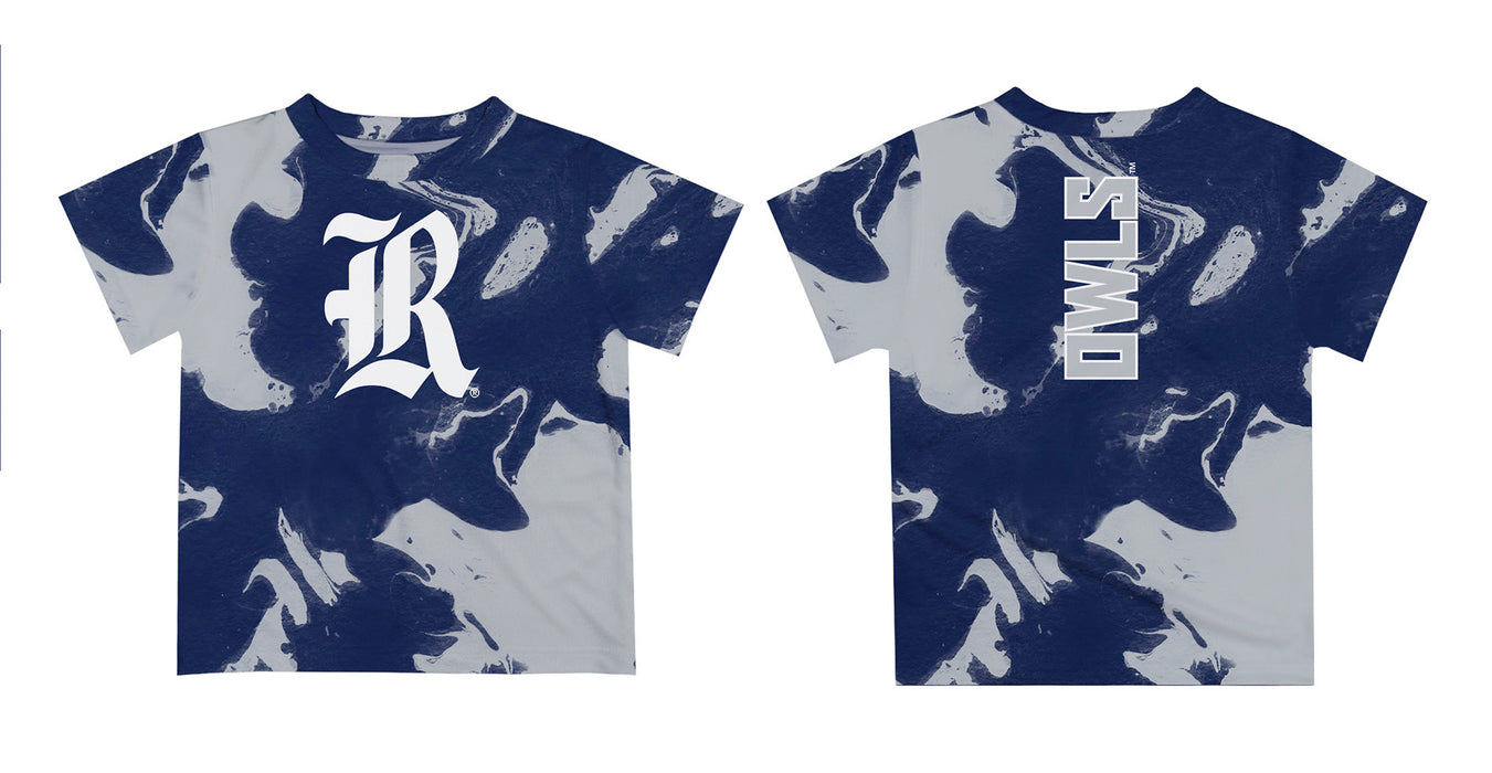 Rice University Owls Vive La Fete Marble Boys Game Day Blue Short Sleeve Tee - Vive La Fête - Online Apparel Store