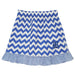 Rice Ruffle Chevron Skirt Skirt - Vive La Fête - Online Apparel Store