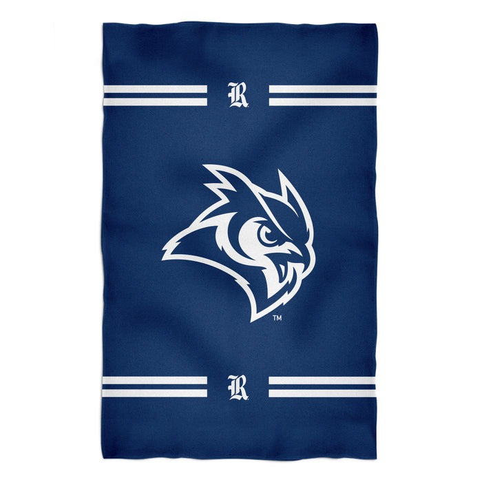 Rice University Owls Vive La Fete Game Day Absorvent Premium Blue Beach Bath Towel 51 x 32" Logo and Stripes" - Vive La Fête - Online Apparel Store