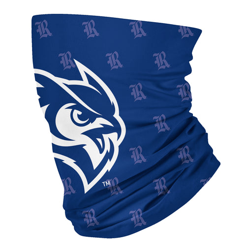 Rice University Owls Neck Gaiter Blue All Over Logo - Vive La Fête - Online Apparel Store