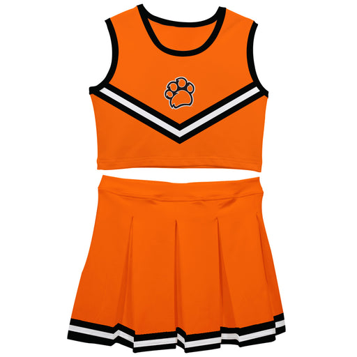 Rochester Institute of Technology Tigers Vive La Fete Game Day Orange Sleeveless Chearleader Set