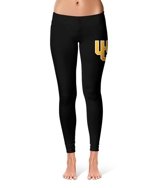 UC Riverside The Highlanders UCR Game Day Collegiate Large Logo on Thigh Women Black Yoga Leggings 2.5 Waist Tights" - Vive La Fête - Online Apparel Store