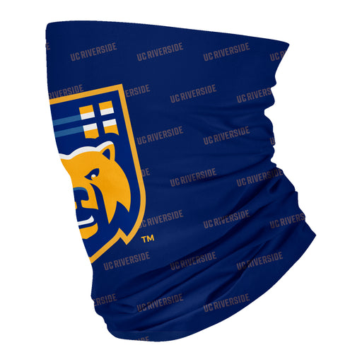 University of California, Riverside Highlanders UCR All Over Logo Collegiate Face Soft 4-Way Stretch Neck Gaiter - Vive La Fête - Online Apparel Store