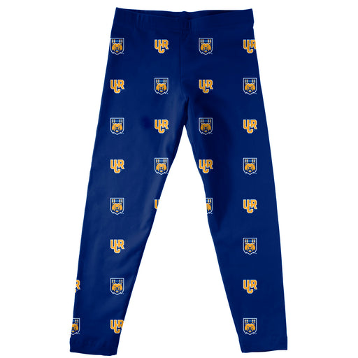 UC Riverside The Highlanders Vive La Fete Girls Game Day All Over Logo Elastic Waist Classic Play Blue Leggings Tights - Vive La Fête - Online Apparel Store