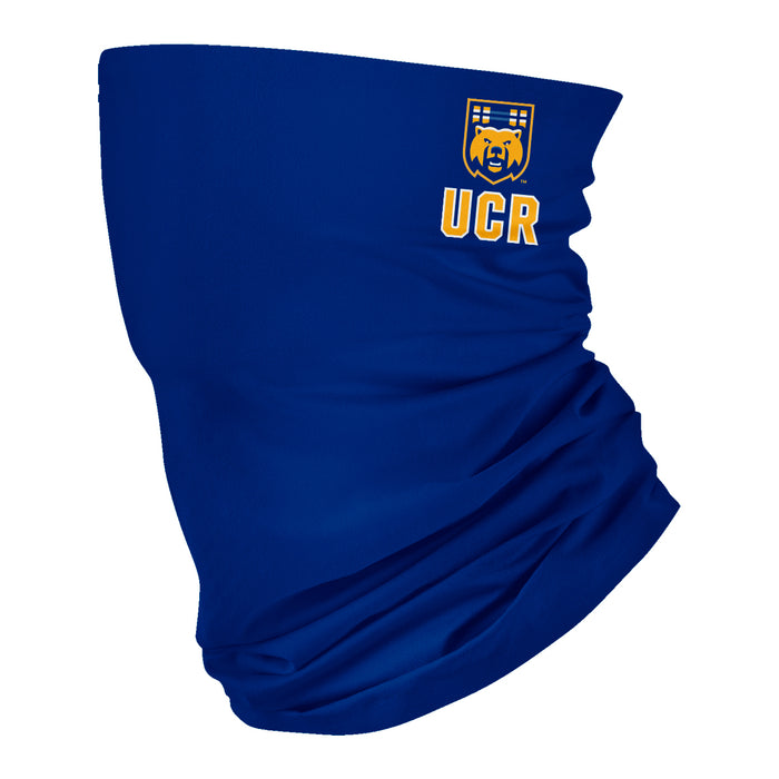 University of California, Riverside Highlanders UCR Blue Game Day Collegiate Logo Face Soft Four Way Stretch Neck Gaiter - Vive La Fête - Online Apparel Store